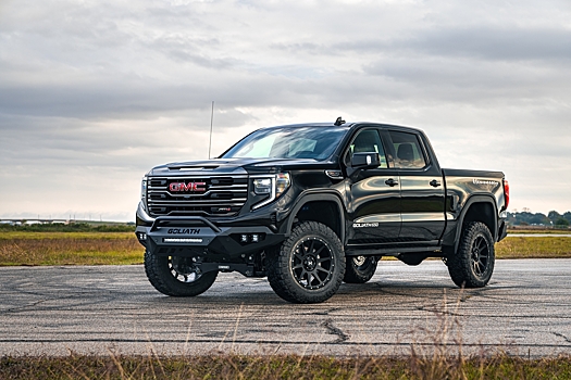 Hennessey представила брутальный 650-сильный суперпикап Goliath