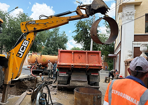 В Астрахани восстановили водоснабжение после аварии на магистральном трубопроводе