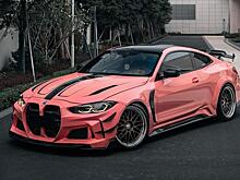 Тюнер DarwinPRO представил ярко-розовый широкофюзеляжный BMW M4 для Барби