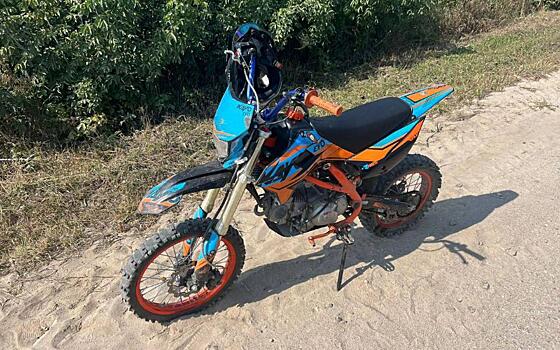 В Рыбновском районе за рулём питбайка застали подростка