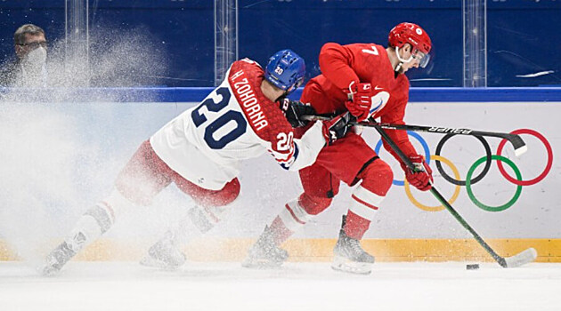 Сборная России по хоккею потерпела первое поражение