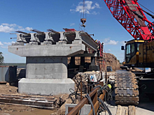 Закрытый на реконструкцию мост в Духовницком районе за полмиллиарда рублей готов на 75%