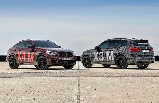 BMW представит кроссоверы X3 M и X4 M на автосалоне в Женеве