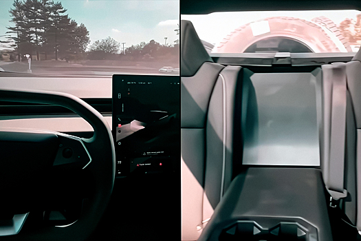 Салон Tesla Cybertruck показали на видео