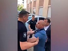 Молдавские полицейские подрались с новым главой МВД: видео