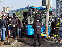 Дептранс: предварительная причина ДТП с автобусом в Москве — инфаркт у водителя