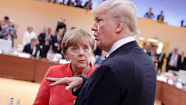 Стало известно о "горячем споре" Трампа и Меркель из-за России