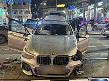 Появилось видео с места наезда BMW на пешеходов в центре Москвы