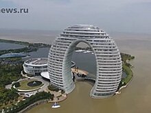 В Китае построили элитный отель, похожий на пончик