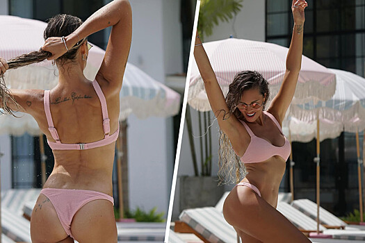 Муж актрисы Марии Горбань заснял ее в откровенном бикини