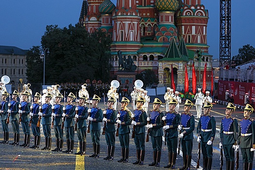 В Москве проходит генеральная репетиция фестиваля "Спасская башня"