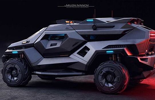 Внедорожник Bonkers Armortruck выглядит как космолет