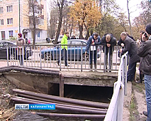 В Калининграде почистили русла рек после октябрьских потопов