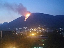 Заблудившийся турист спровоцировал огромный пожар в Черногории