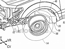 Ford запатентовал подушку безопасности для колеса