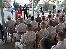 Артисты Большого театра поздравили российских военных в Сирии с Днем народного единства