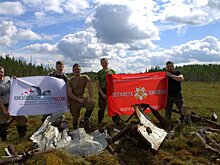 В карельском болоте нашли обломки бомбардировщика