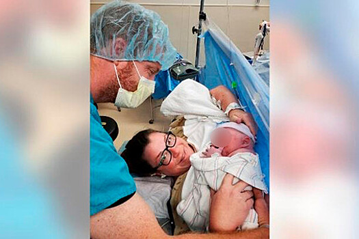 Женщина из США родила сына весом 6,3 кг