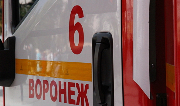 В Воронежа дюжина спасателей потушила полыхавший жилой дом