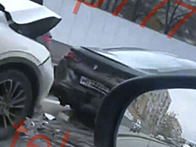 Массовое ДТП на Каширском шоссе в Москве попало на видео