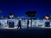 Огромную очередь запечатлели в парке Галицкого в Краснодаре