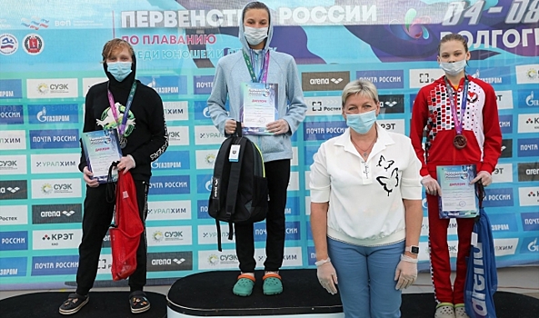 Волгоградские девушки выиграли два золота первенства России по плаванию