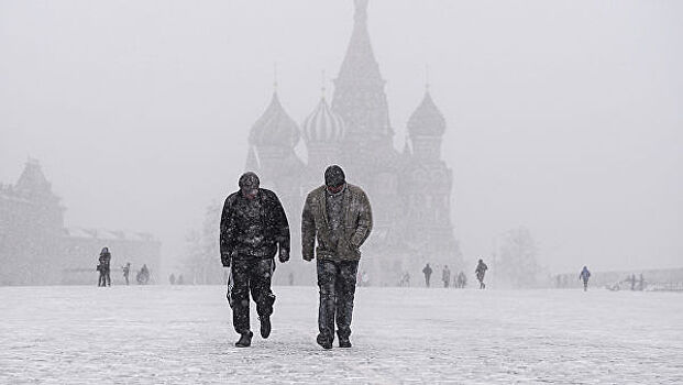 В Москве ожидаются метель и гололедица