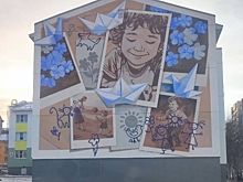 В Мурманске появился мурал, посвященный курскому мальчику-герою Толе