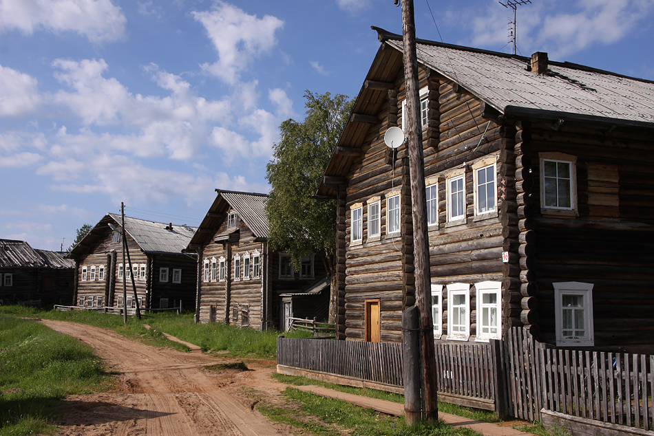 Деревня Кимжа дома
