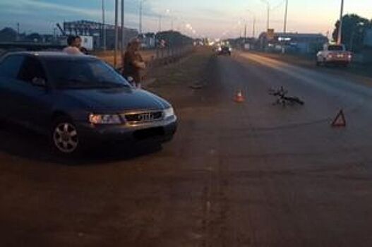 Под Оренбургом водитель на Peugeot-407 сбил 8-летнего велосипедиста