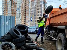 В перенасыщенном машинами Владивостоке использованные покрышки собирают тысячами в месяц