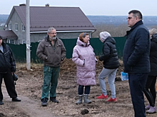 В г.о. Пущино подводят газ к домам на улицах Грызловская и Балковская