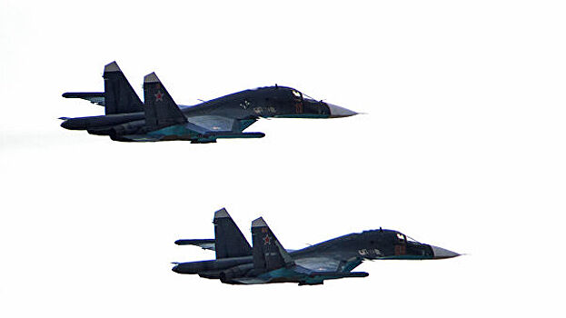 Названа причина столкновения двух Су-34