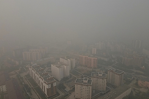 Российский город окутало едким дымом