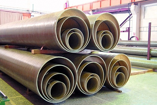 Бабич и Решетников побывали на производстве стеклопластиковых трубопроводов