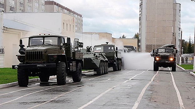 Первые специальные учения с новобранцами войск РХБЗ прошли в Екатеринбурге