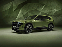 BMW XM показали в эффектном «армейском» цвете