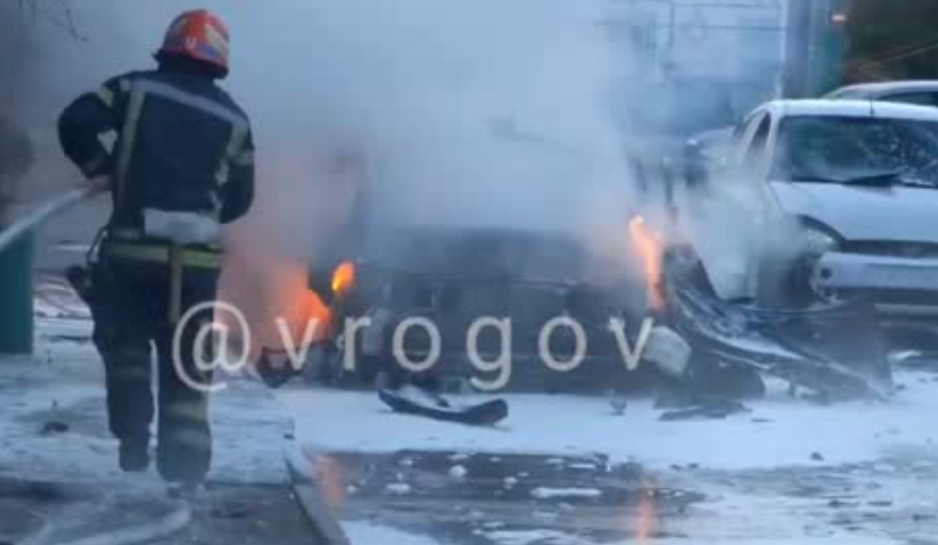 Последствия теракта в Энергодаре попали на видео