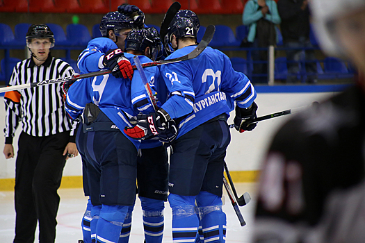 Курганский хоккейный клуб «Зауралье» обыграл казахстанский «Горняк» со счётом 4:2
