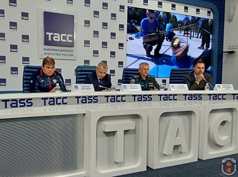 Пресс-конференция, посвященная XV Всероссийским соревнованиям «Школа безопасности»