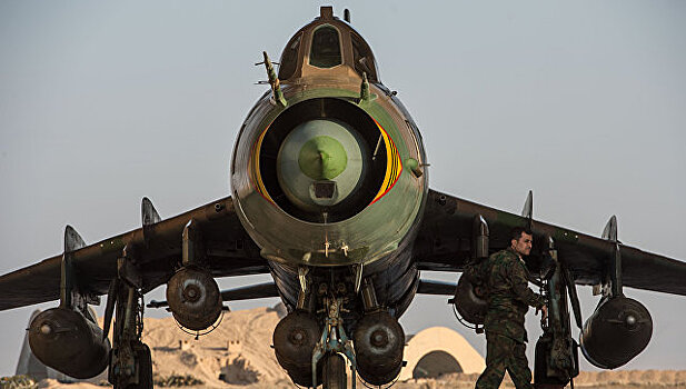 Уничтожение сирийского Су-22 американцами попало на видео
