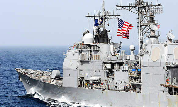 Ракетный крейсер США вторгся в китайские воды