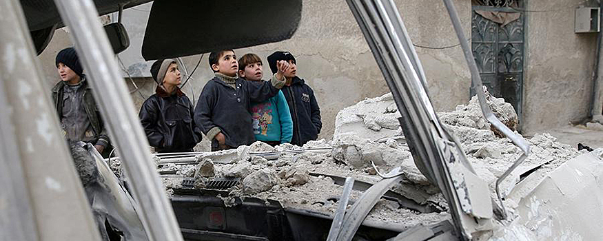 В Сирии двое детей погибли при обстреле боевиками школьного автобуса
