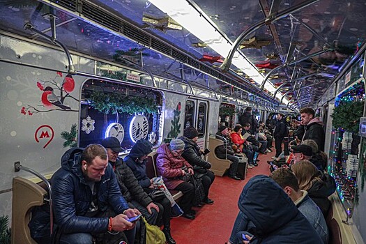 Более 750 тыс. человек воспользовались московским транспортом в новогоднюю ночь