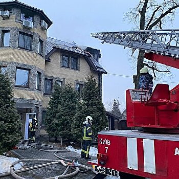 В Киеве произошел пожар в доме престарелых