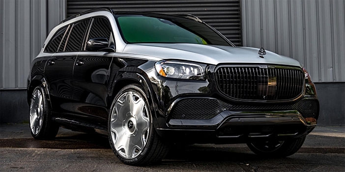 Двухцветный Mercedes-Maybach GLS 600 примерил 24-дюймовые диски Forgiato