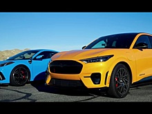 Сможет ли Ford Mustang Mach-E GT превзойти C8 Corvette?