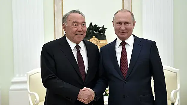 Путин и Назарбаев обсудили международные проблемы