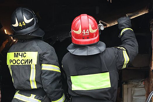 В Дагестане загорелось административное здание