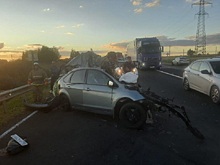 Полиция показала фото ДТП с тремя погибшими в Михайловском районе